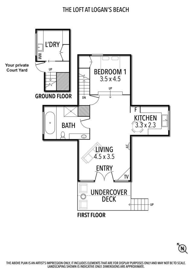 Logans Beach Apartments - The Loft Warrnambool Bagian luar foto